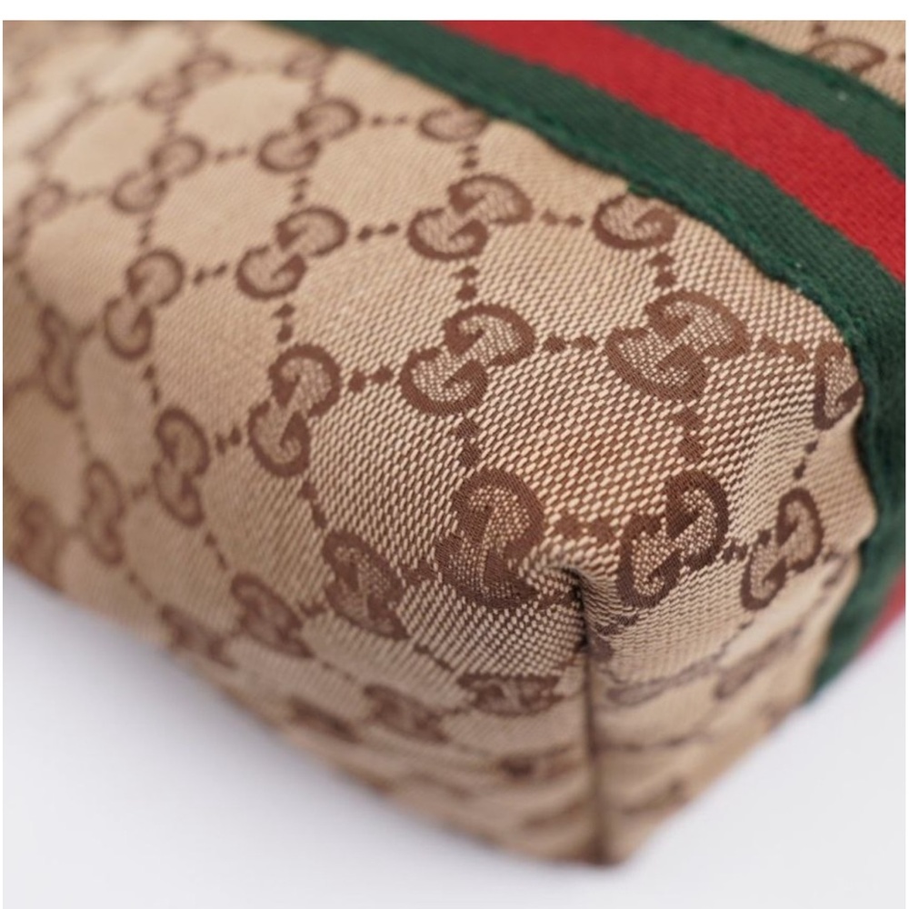 Authentic Gucci Sherry line Small tote with horsebit Interior with GUCCI - Picture 12 of 16
